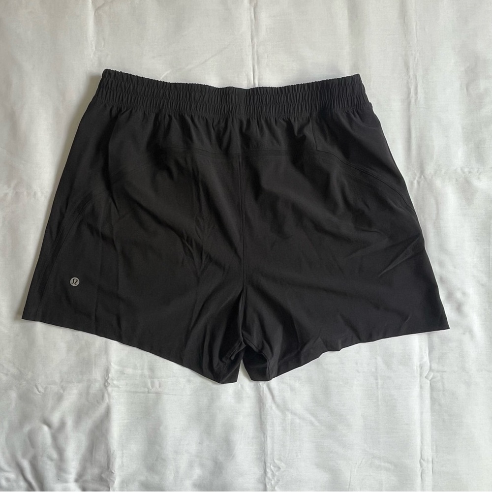 Lululemon. Men’s. Size Large. Pace Breaker, linerless shorts. 5” inseam.